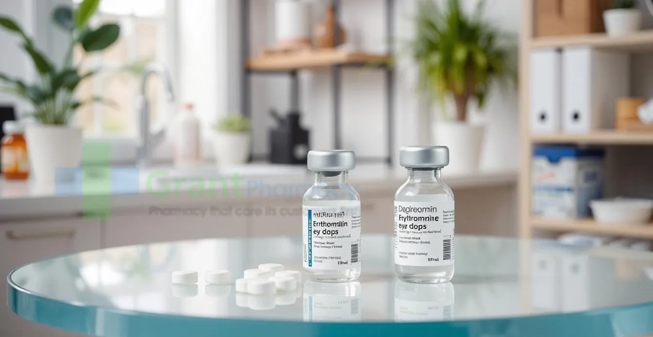 Erythromycin Ophthalmic Ointment 0.5% with Erythromycin Eye Drops Dosage